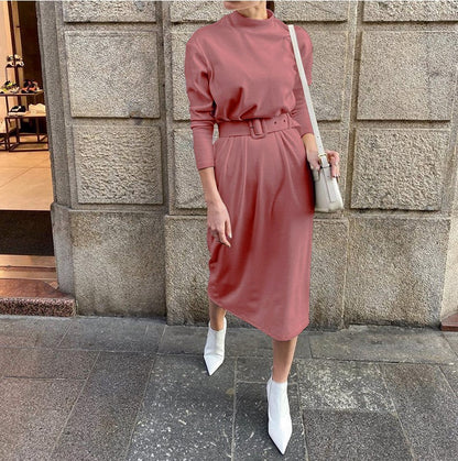 Cotton Long Sleeve Dress