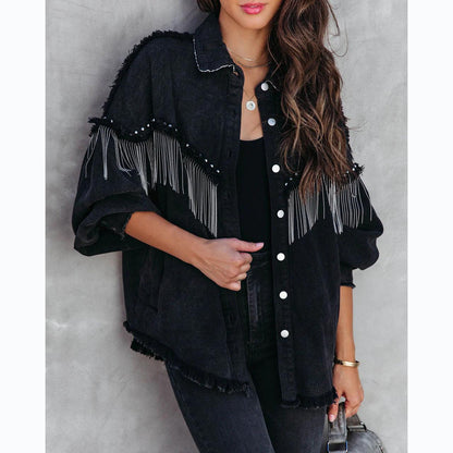 Fringed jacket - Magic Moon Store