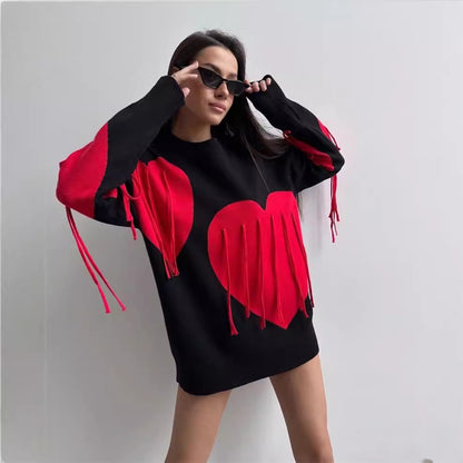 Round Neck Fashion Pullover Sweater