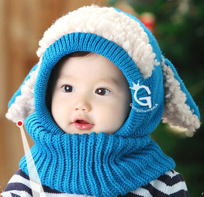 Puppy Conjoined Winter Hat for Baby - MAGIC MOON STORE