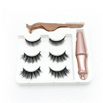 Three pairs of false eyelashes & Liquid Eyeliner - Magic Moon Store