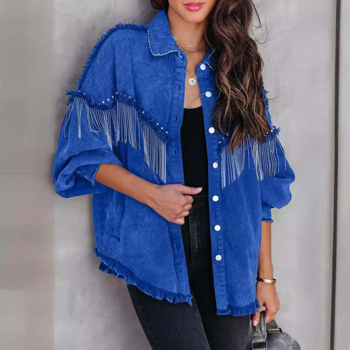 Fringed jacket - Magic Moon Store