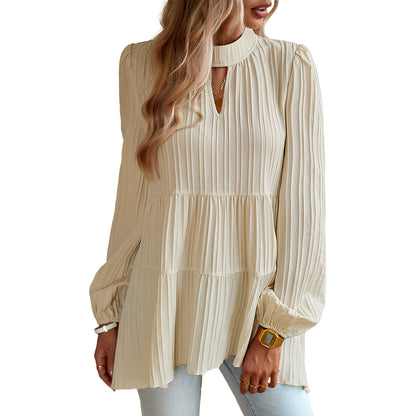 Elegant Long-sleeved Shirt For Women