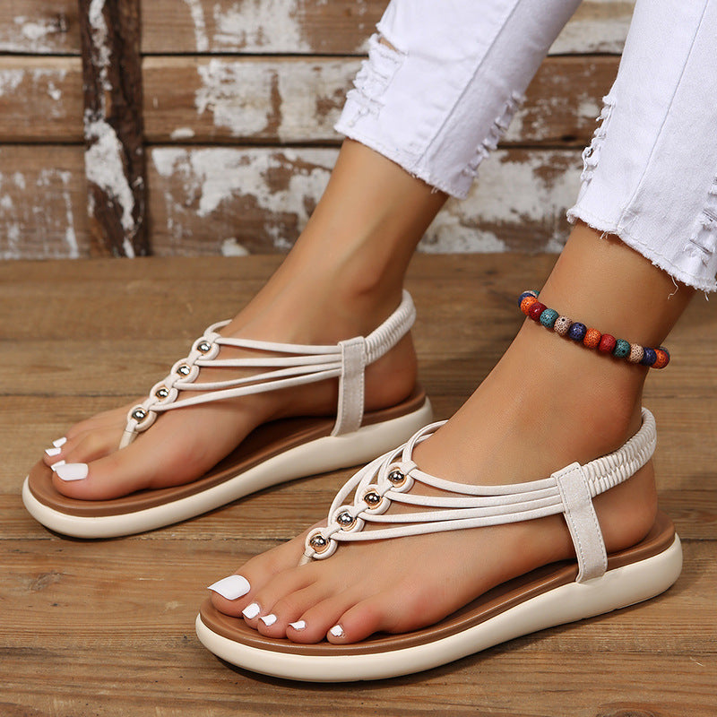 Flip-toe Wedge Platform Roman Sandals - Magic Moon Store