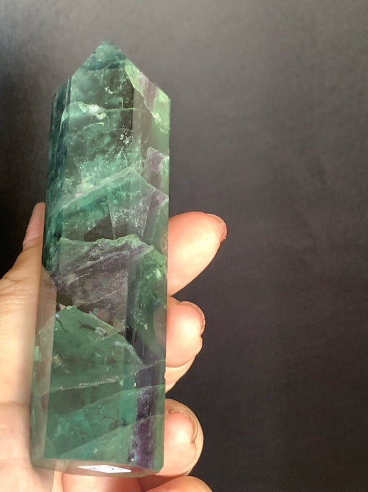 Polished Fluorite Generator Point