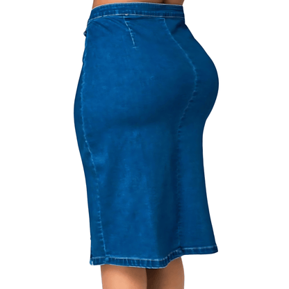 Oversized Denim skirt