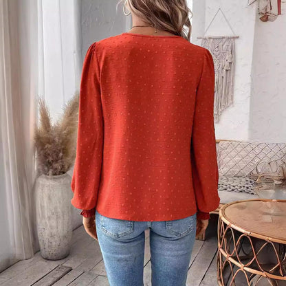 Lace Long Sleeve Blouse