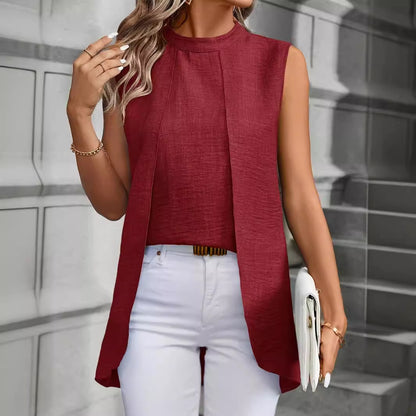 Irregular Draping Shirt