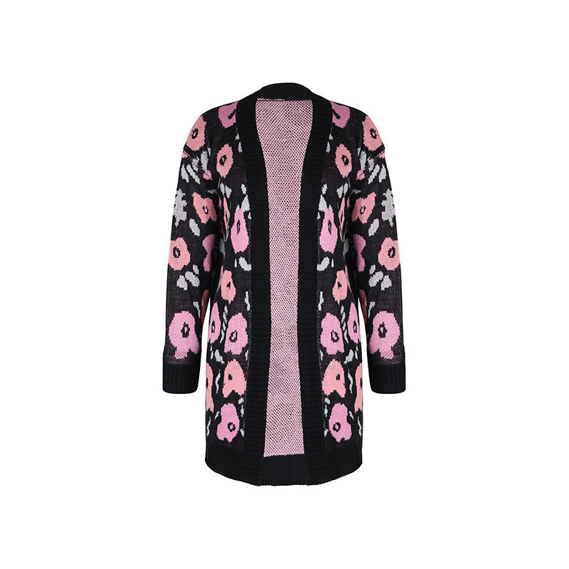 Jacquard Cross-Border Casual Cardigan Sweater