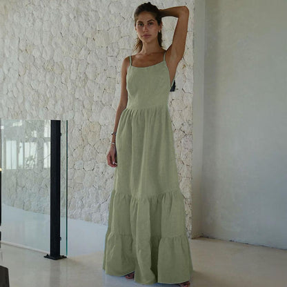 Straps Maxi Dress - Magic Moon Store