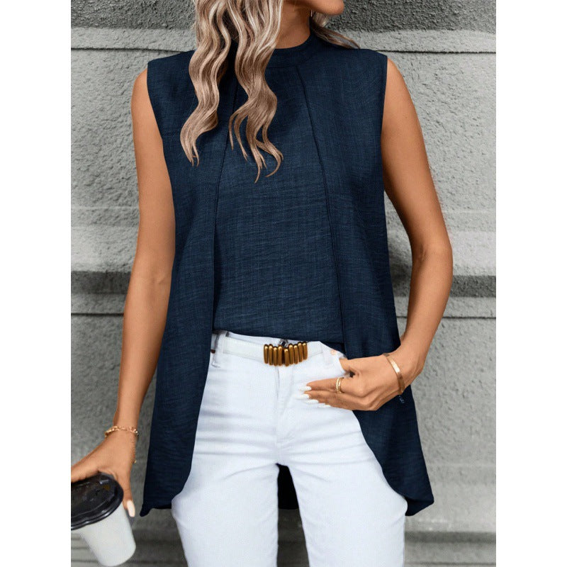 Irregular Draping Shirt