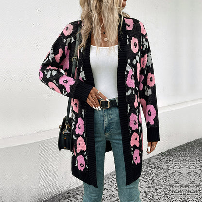 Jacquard Cross-Border Casual Cardigan Sweater