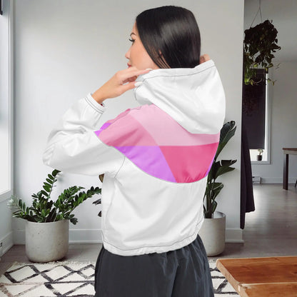 Pink Copped Windbreaker - Magic Moon Store