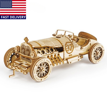 Car 3D Wooden Puzzle Game Assembly Racing Children's Toys