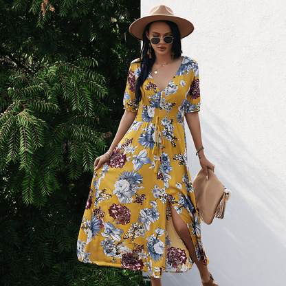 Floral A-Line Dress