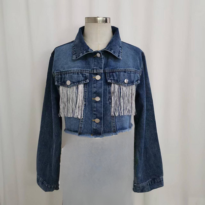 Tassel Stitching Cowboy Jacket