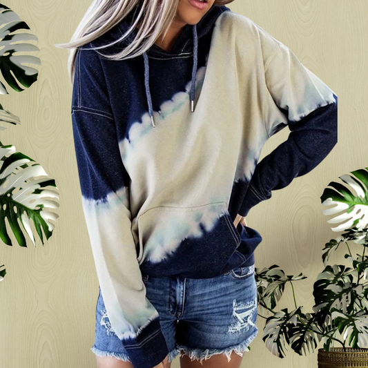 Tie Dye Pullover Sweatshirt