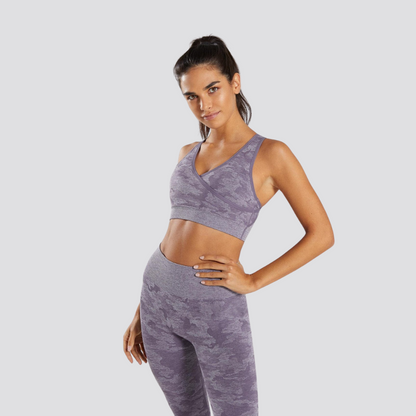 Yoga Top and Long Pants Set