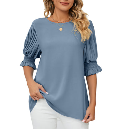 Princess Sleeves Chiffon Blouse