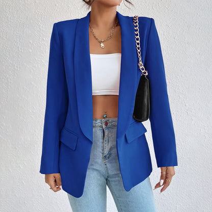 Women's Lapel Blazer Jacket - Magic Moon Store