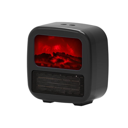 Portable 3D Anti-real Flame Electric Heater Warm Air Fan Room Winter