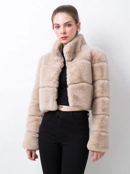 Short Faux Fur Jacket