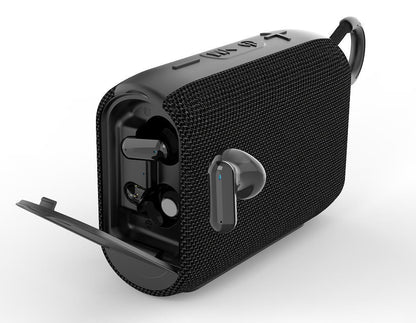 Bluetooth Speaker  Headset Two-in-one Small Square Outdoor