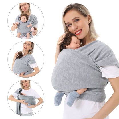 Front And Back Dual Wrap Scarf Baby Carrier Bag Multi-functional