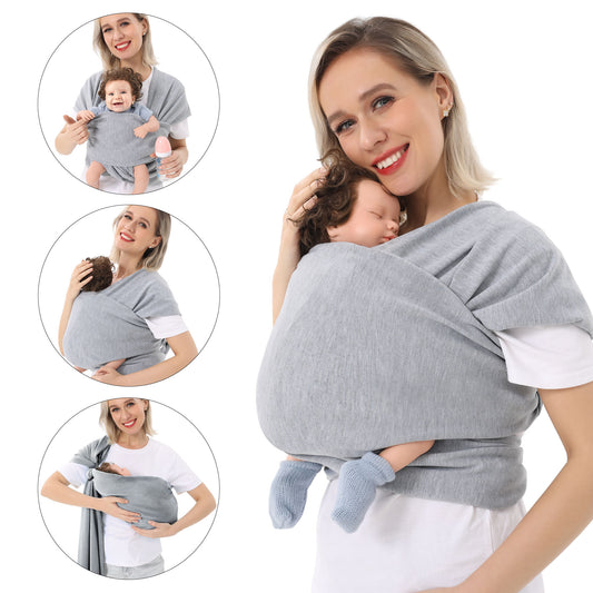 Front And Back Dual Wrap Scarf Baby Carrier Bag Multi-functional