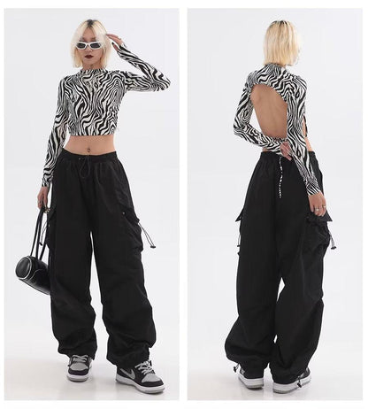 High Waist Wide Leg Pants