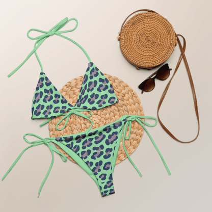 Mint recycled string bikini - Magic Moon Store