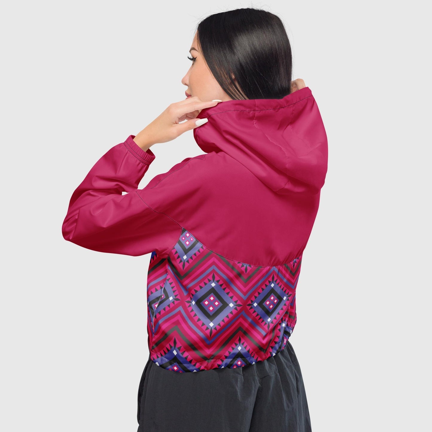 Ruby Cropped Windbreaker - Magic Moon Store