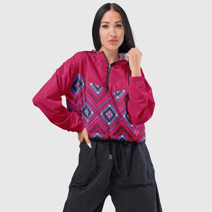 Ruby Cropped Windbreaker - Magic Moon Store