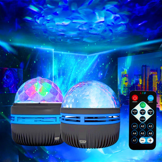 LED Star Galaxy Projector Lamp Spotlight Ball Bedroom - Magic Moon Store