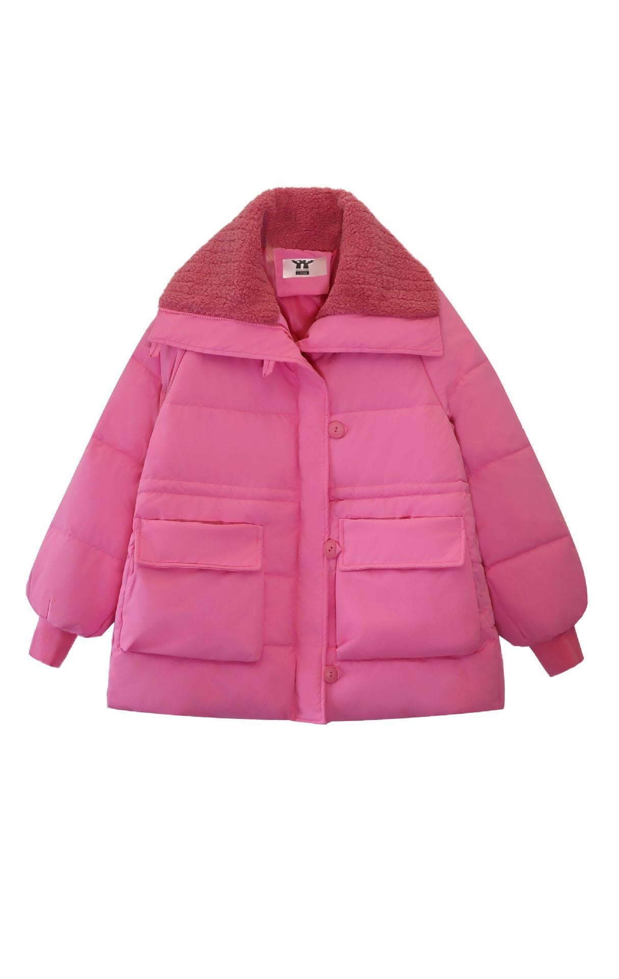 Large Lapel Down Jacket