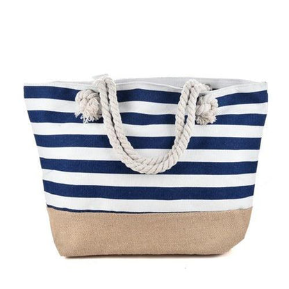 Striped Beach Bag