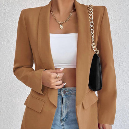 Women's Lapel Blazer Jacket - Magic Moon Store