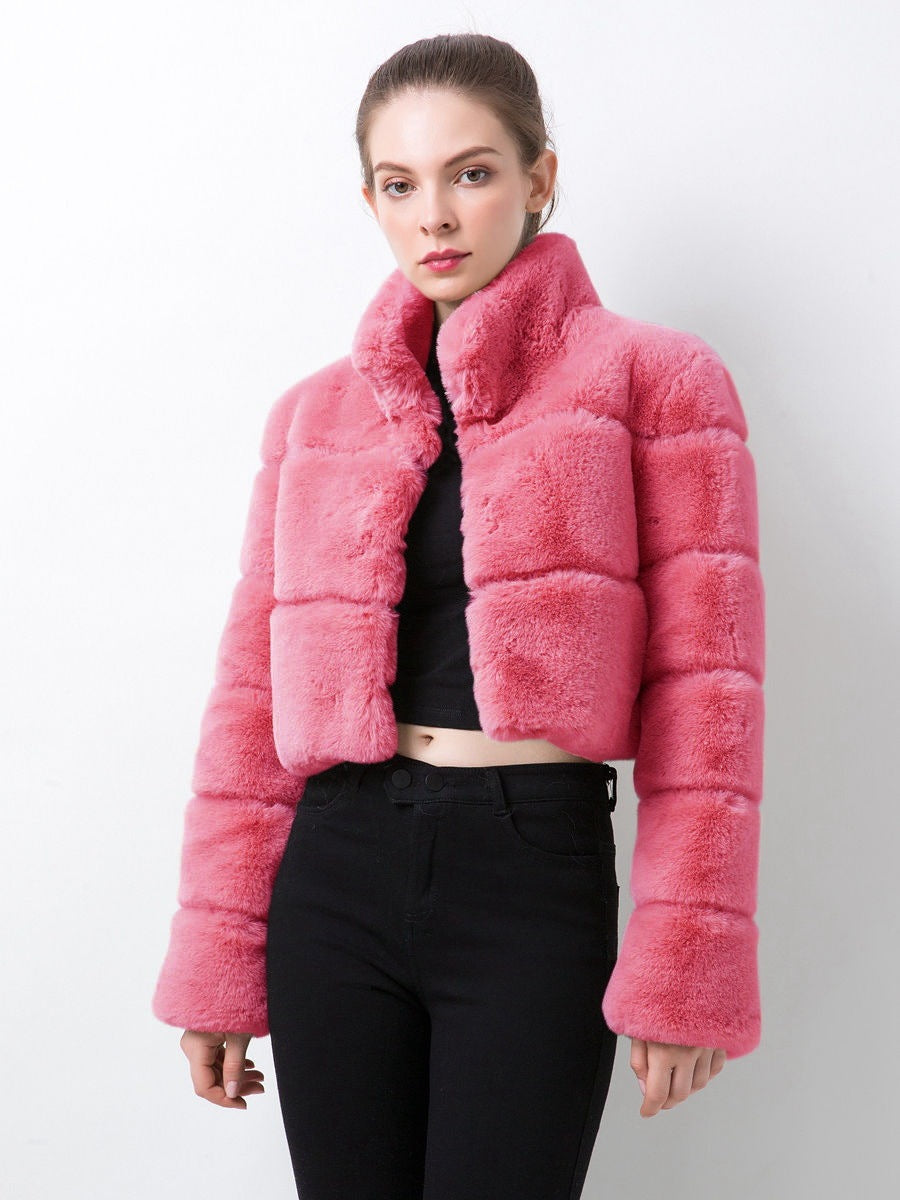 Short Faux Fur Jacket