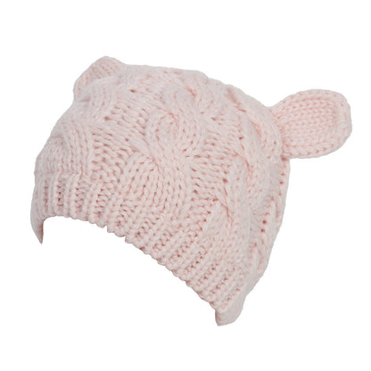 Hand Made 3D Cute Knitted Cat Knitted Hat - Magic Moon Store