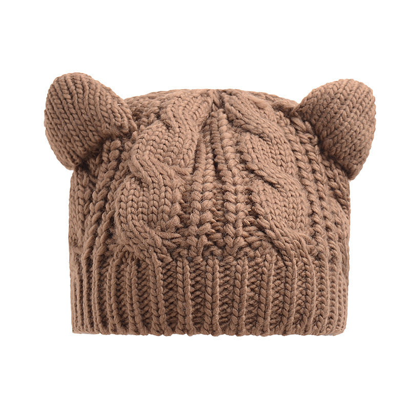 Hand Made 3D Cute Knitted Cat Knitted Hat - Magic Moon Store