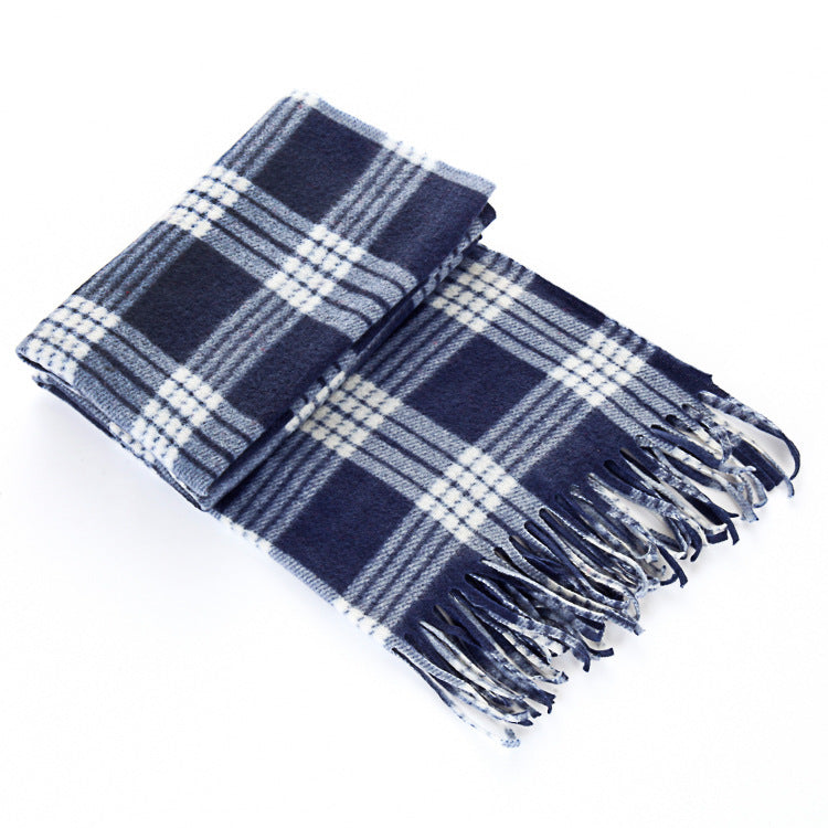 Plaid Plus-sized Thickening Women's Scarf