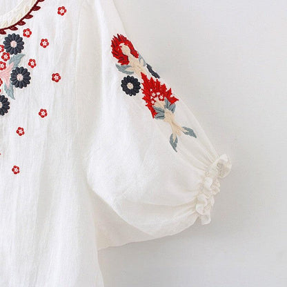 Janice Embroidery Blouse