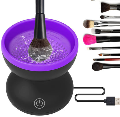 Electric Makeup Brush Cleaner Machine Portable Automatic USB Cosmetic Brush Cleaner Tools For All Size Beauty Makeup Brushes Set MAGIC MOON STORE