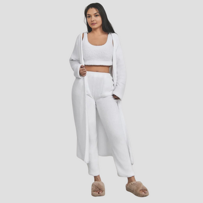 Women's Cozy Pajama 3 Piece Winter Set