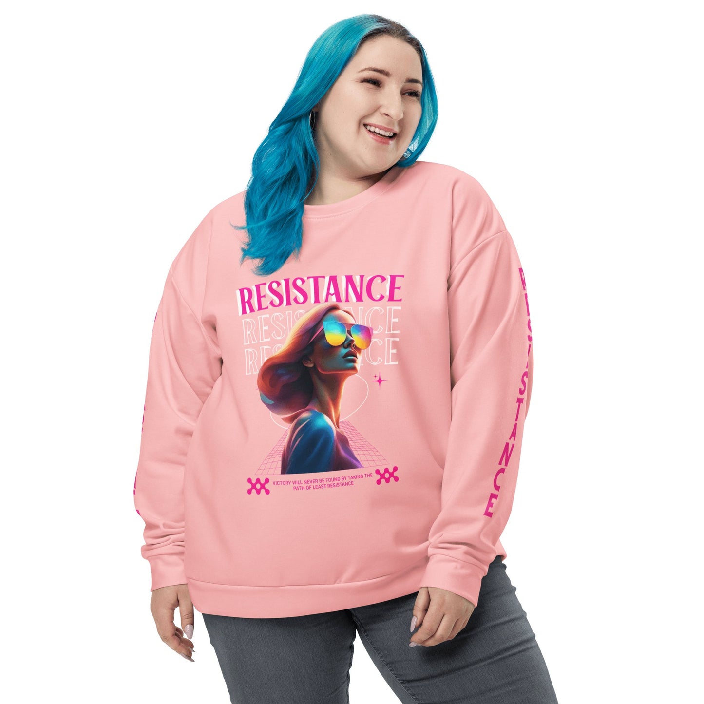 "Resistance" Pink Sweatshirt.