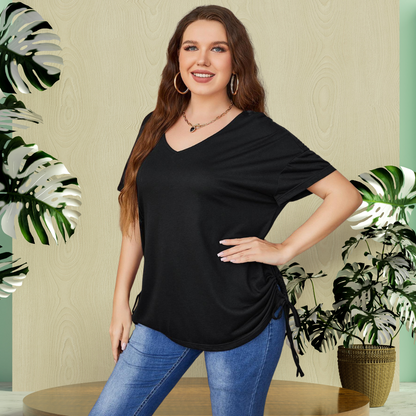 Plus Size Short-sleeved Loose T-shirt